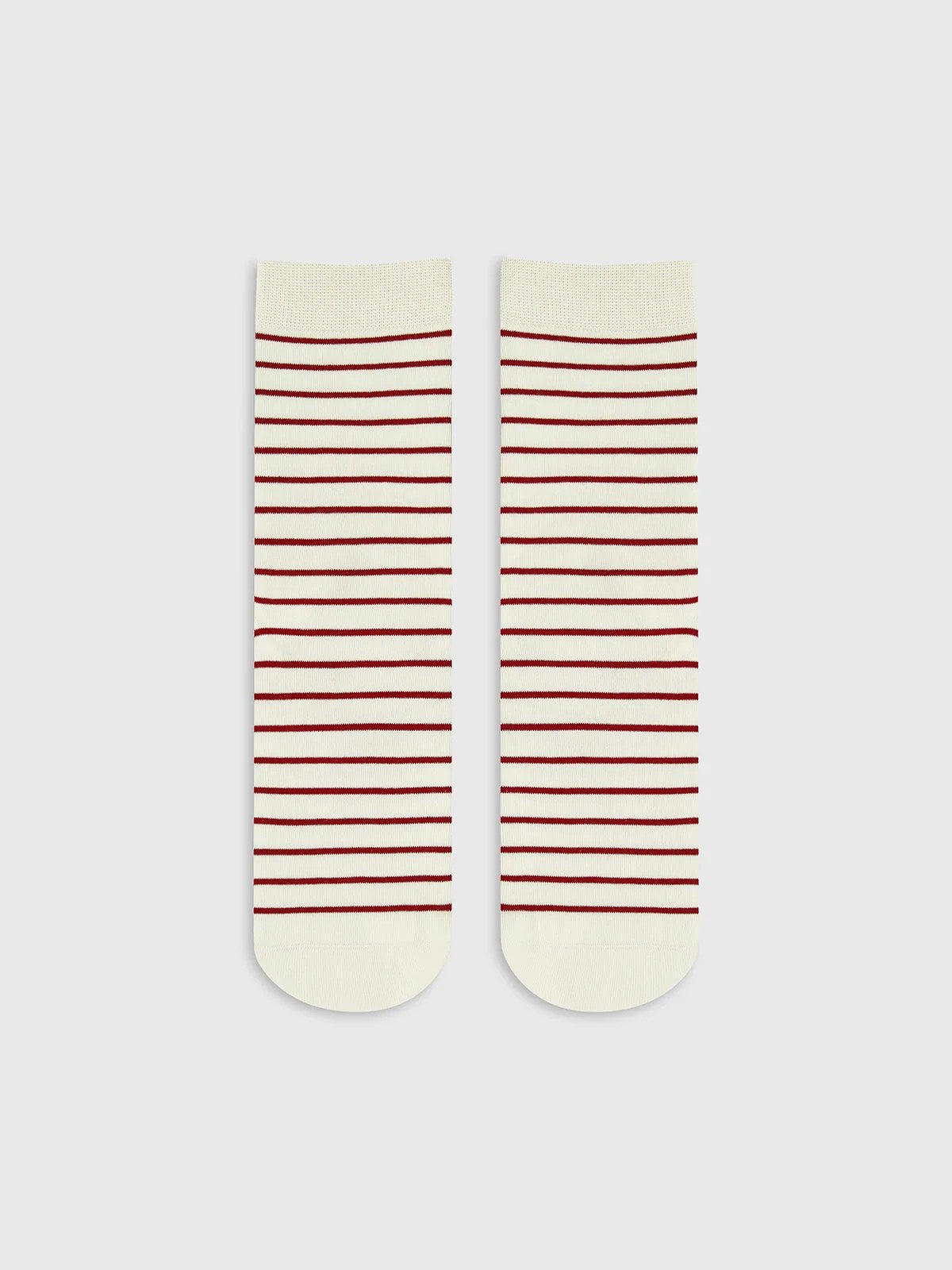 Contrast Striped Stacking Socks