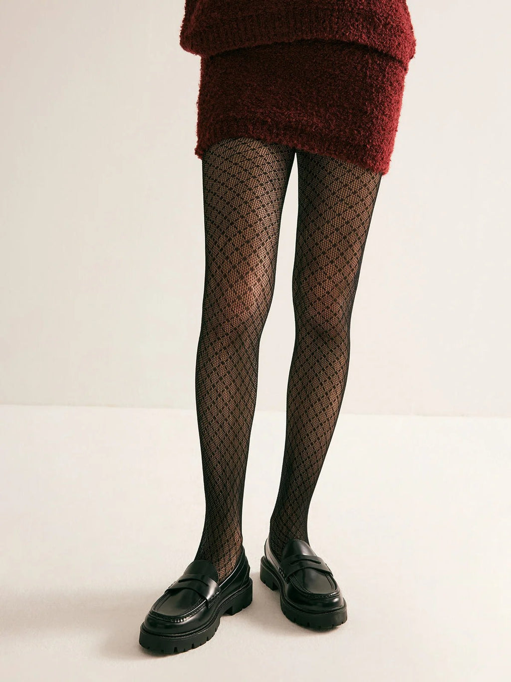 Geometric Micronet Tights