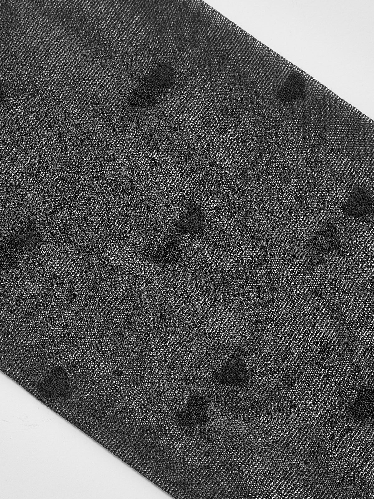 Heart-Pattern Sheer Tights