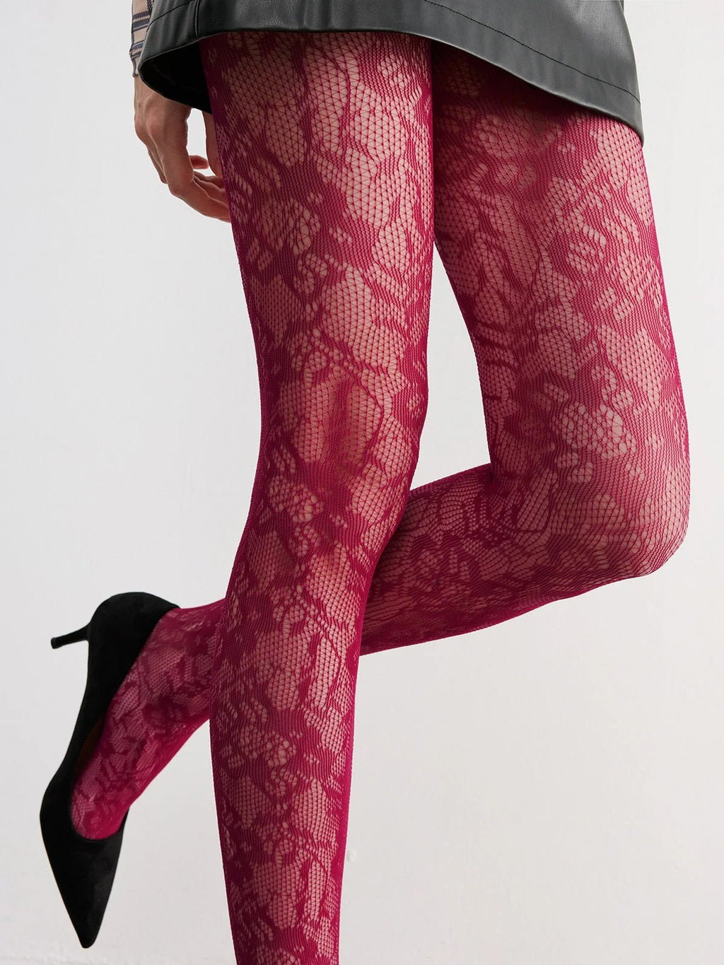 Floral Lace Tights