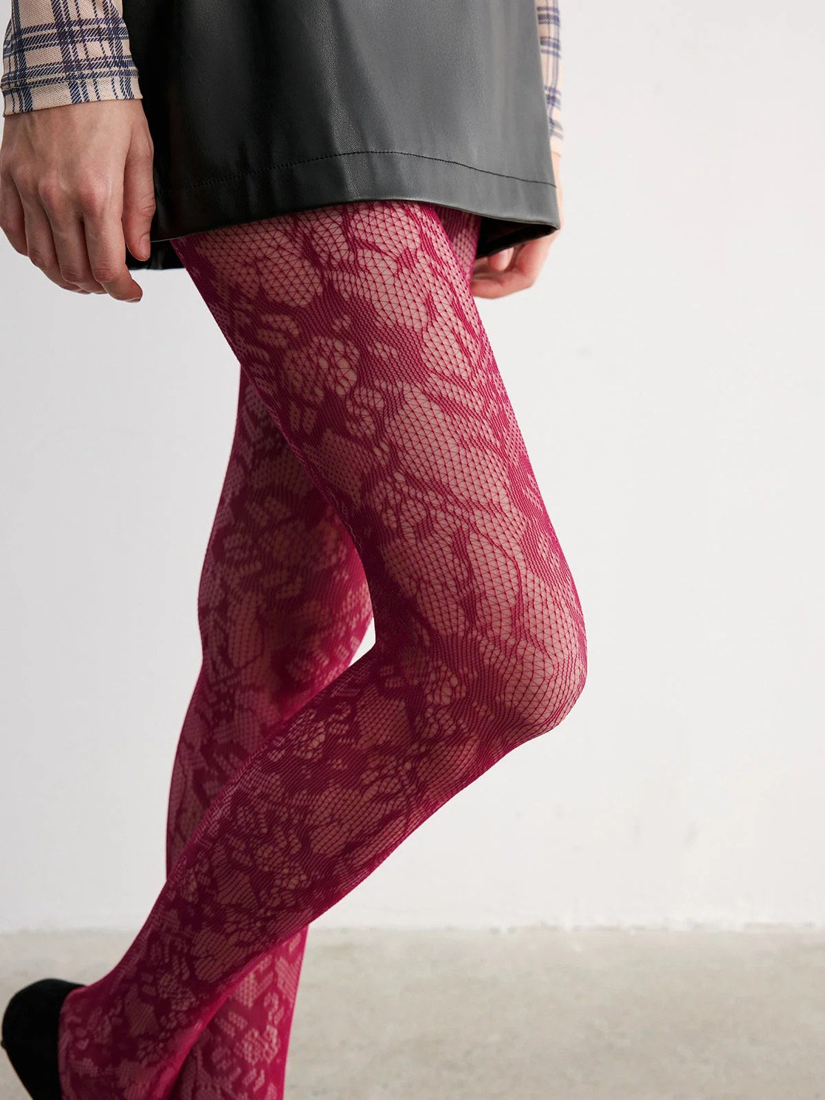 Floral Lace Tights